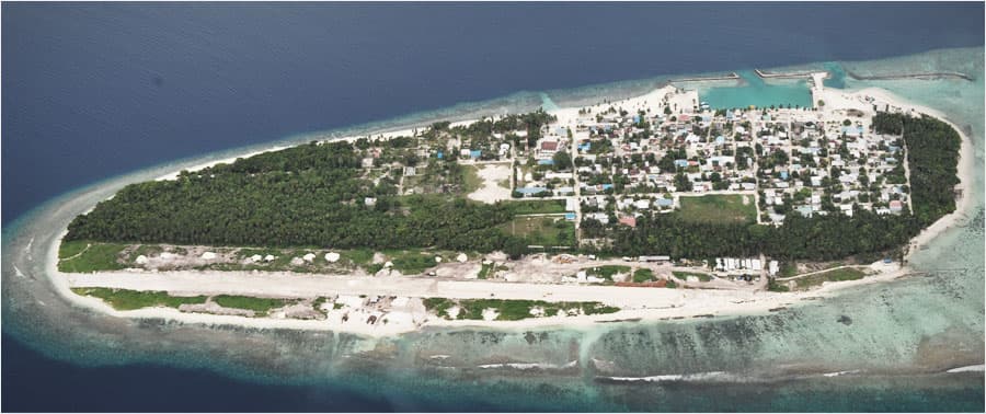 Dharavandhoo Aerial View